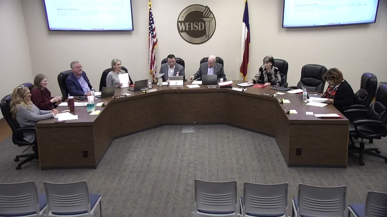 WFISD board approves proposed applicant pool as recommended by superintendent