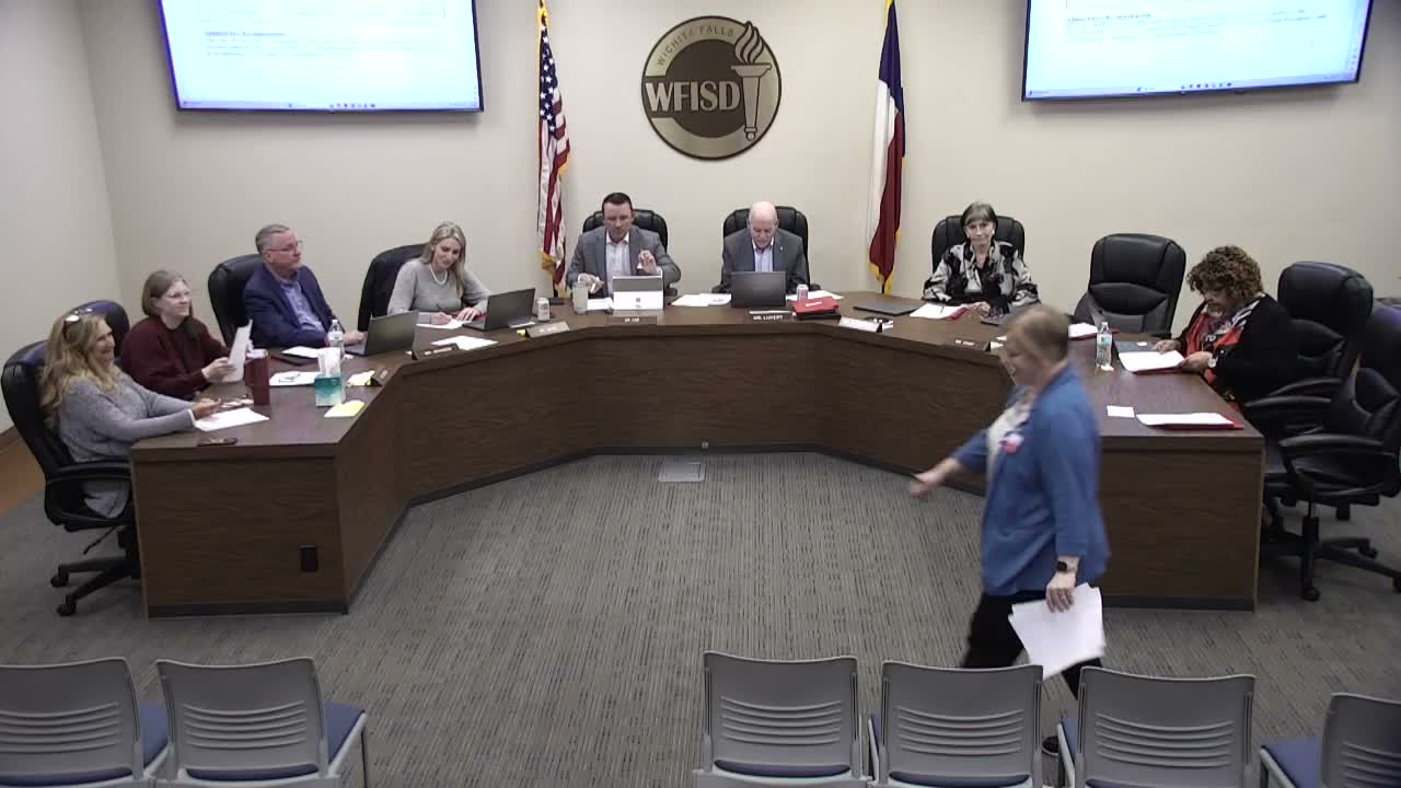 WFISD board extends superintendent's contract by one year after closed-session deliberations