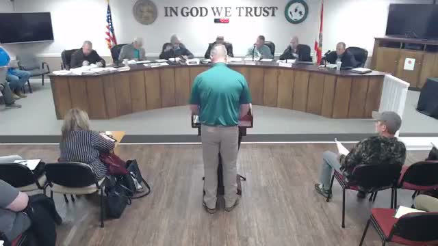 Commissioners approve land‑use change so tow‑recovery business can operate in Holmes County