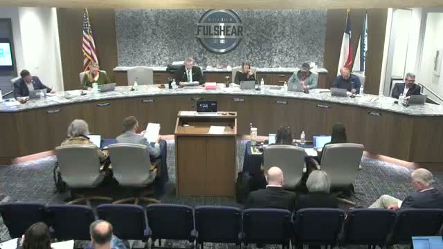 Fulshear council approves interlocal agreement with Fort Bend County for May 2 elections
