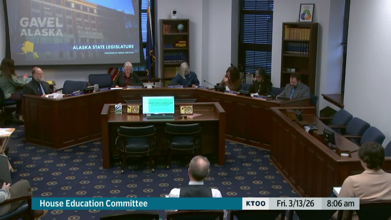 House Education Committee urges Congress to pass Kids Online Safety Act, citing youth harm from algorithms