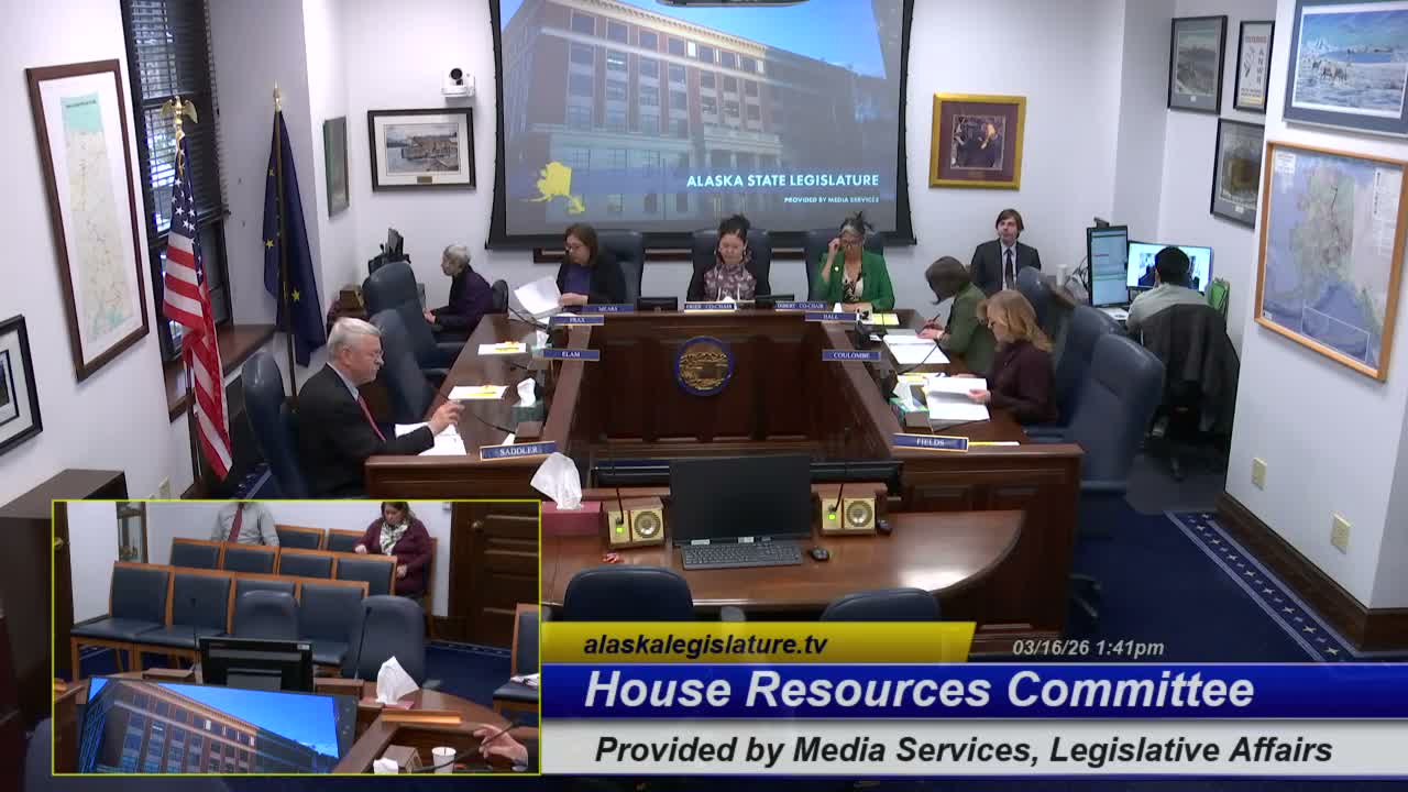 House Resources Committee adopts committee substitute for bill expanding, renaming refuge around Homer airport