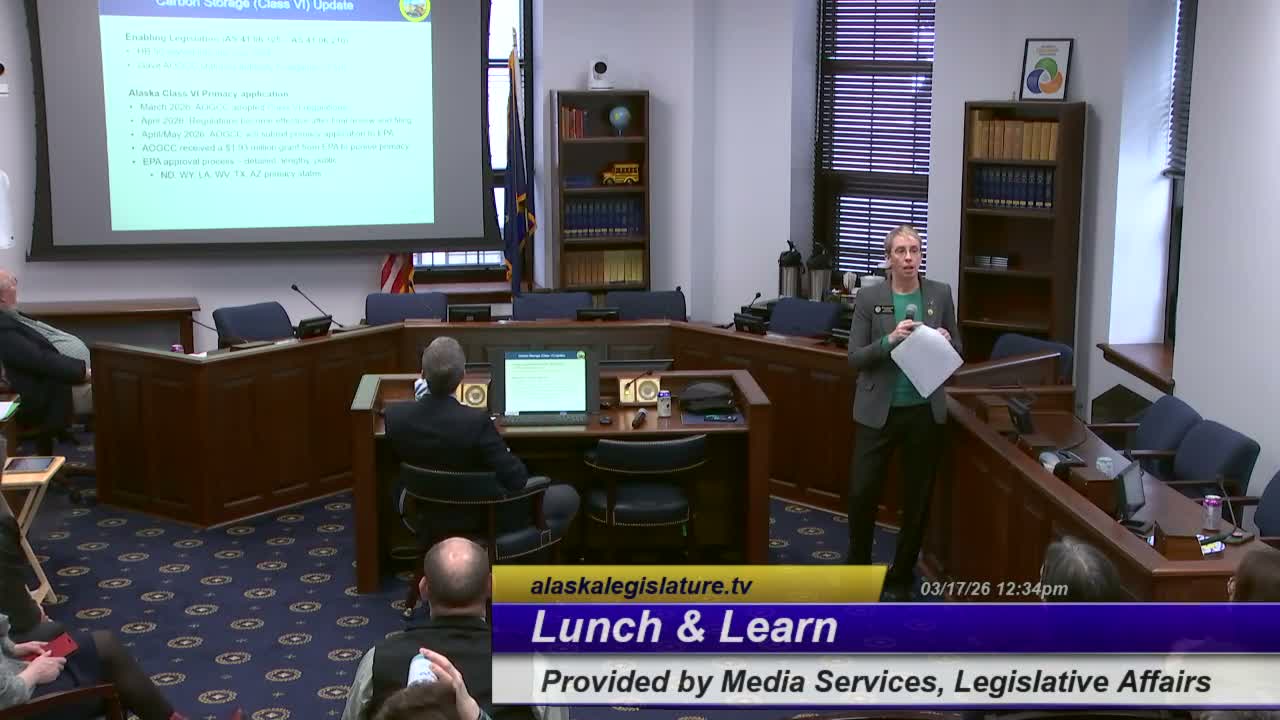 AOGCC adopts carbon storage rules and plans EPA primacy application for Class VI wells