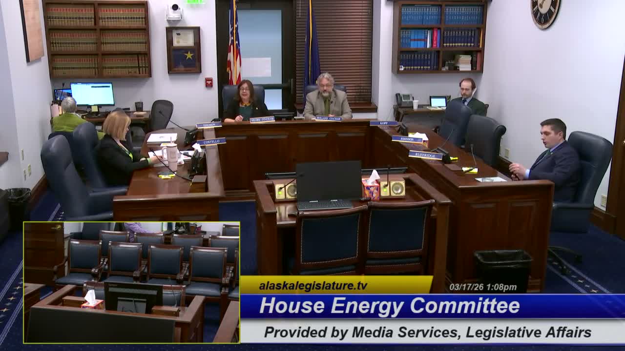 House Energy Committee weighs funding levels for Renewable Energy Fund, asks AEA for generation data