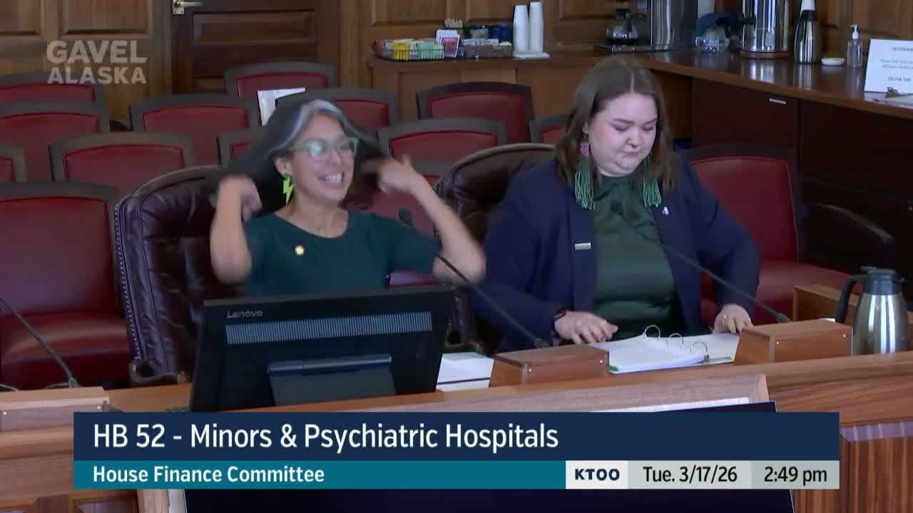 Committee reviews HB52 after DOJ findings; bill would expand transparency, inspections and reporting for minors in psychiatric hospitals