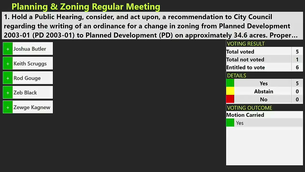 Wylie commission begins work session on land-use chart revisions; staff proposes removing mining, making drive-throughs SUPs and adding event-center rules