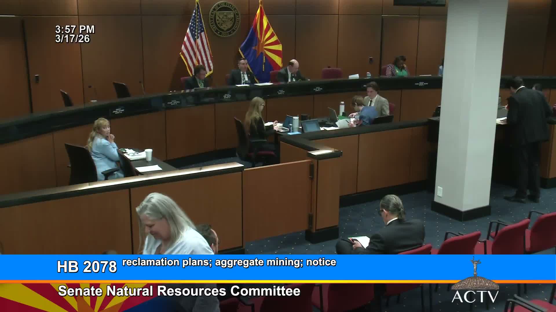 Senate Natural Resources Committee advances a package of technical and resource bills