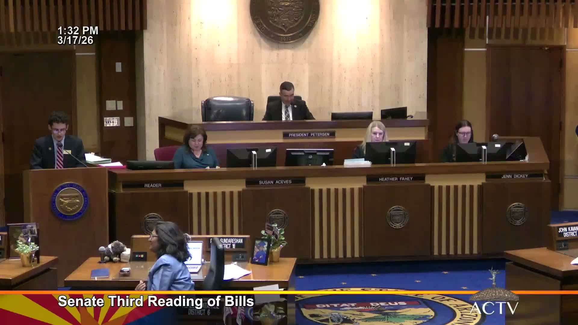 Votes at a glance: multiple bills pass Arizona Senate on March 17, 2026