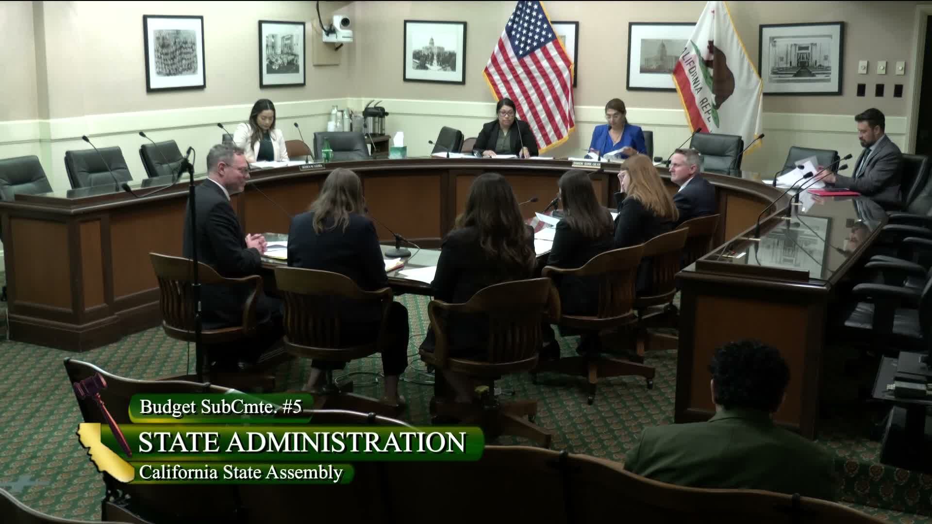 Subcommittee hears BCPs to convert limited‑term positions, approves request for security funding under review