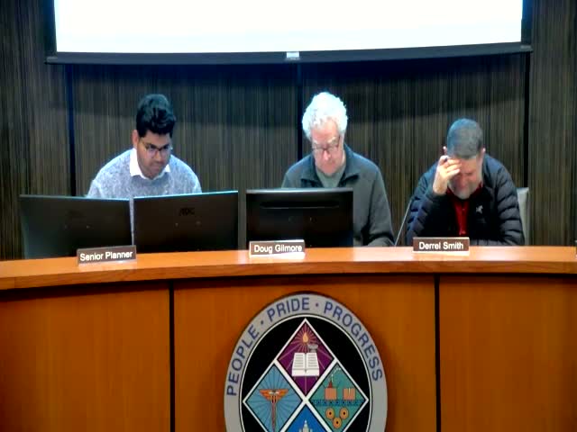 Surveyor says owner will buy 40-foot strip to obtain Mount Carmel Road frontage; variance granted