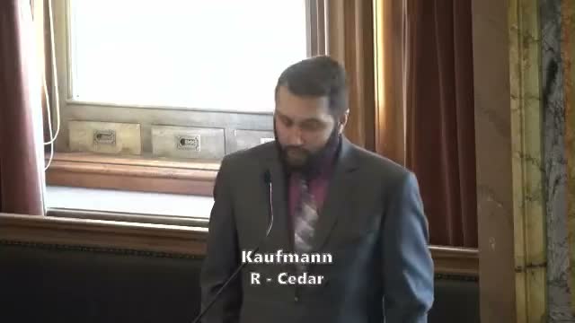 Representative from Cedar moves to adjourn House until March 19