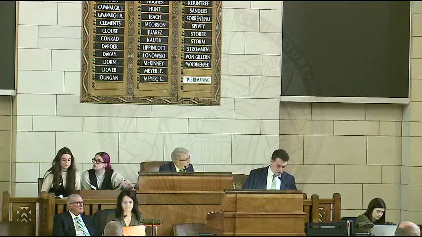 Legislature adopts urban‑affairs package amendment and advances municipal land‑bank bill