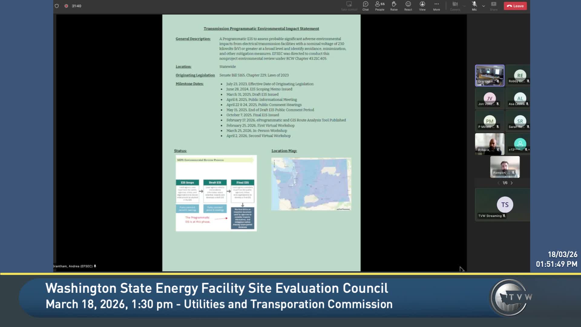 FSEC launches programmatic transmission EIS tool, schedules workshops and outlines tribal outreach