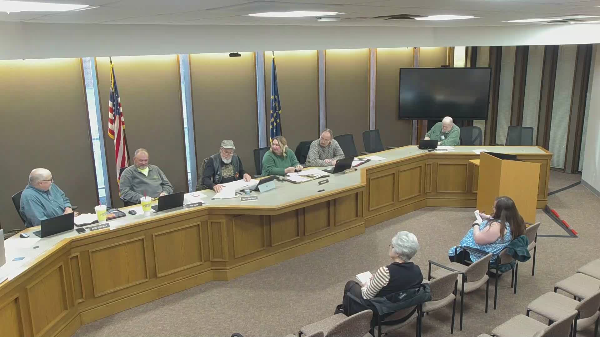 Council explores steel roofing option for courthouse and seeks additional bids for new records storage building