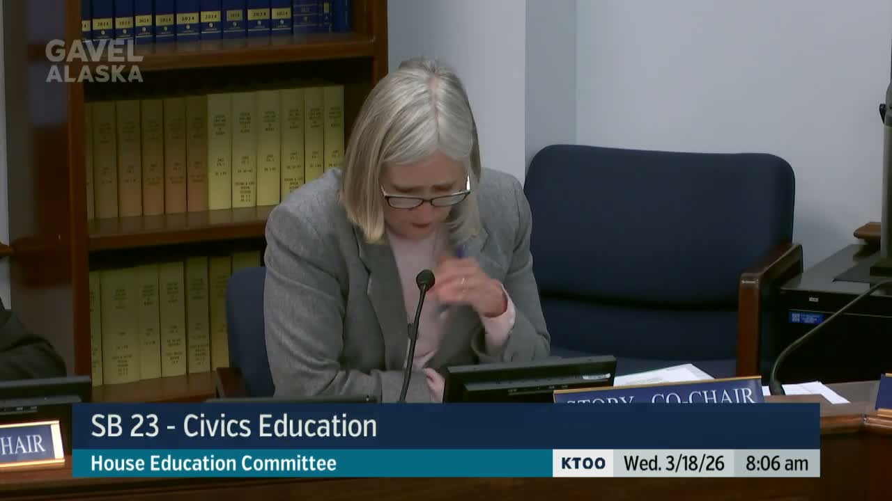 House Education Committee questions two reappointments to Alaska State Board of Education