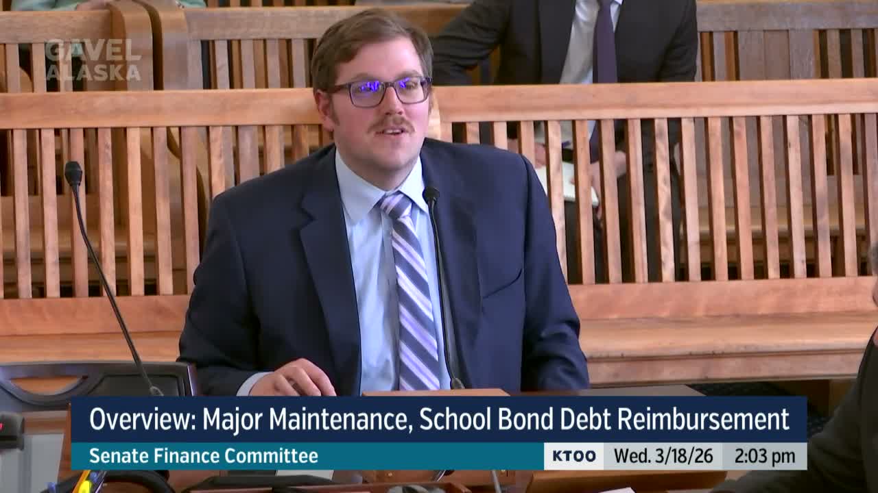 Senate Finance hearing flags serious shortfalls and parity concerns in school construction and maintenance funds