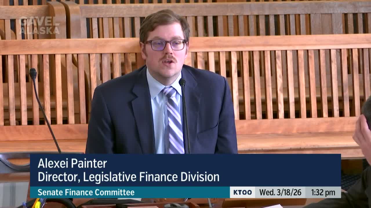 Legislative Finance tells Alaska senators POMV models show short‑term windfall, longer‑term deficits under SB 274