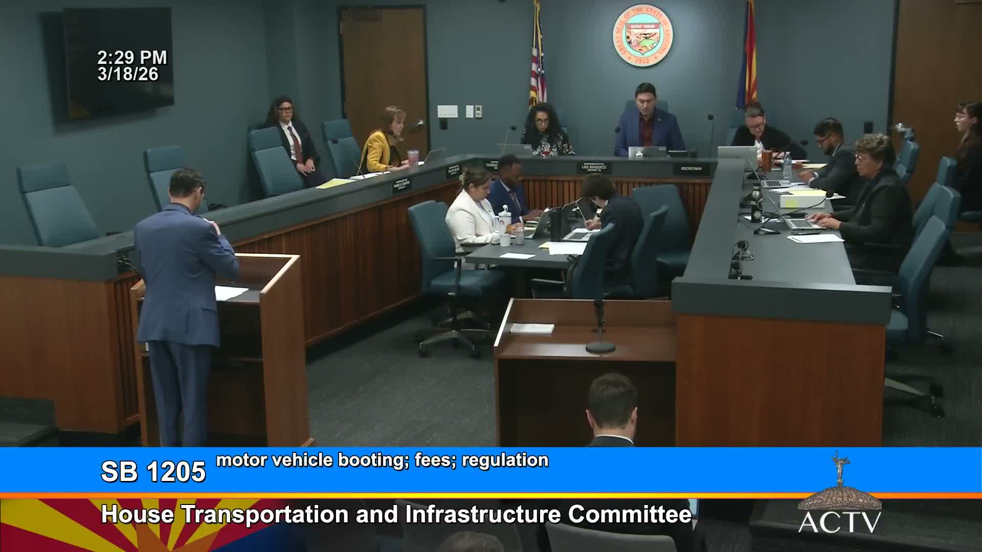 Committee clears bill to regulate private‑property vehicle 'booting' with consumer protections