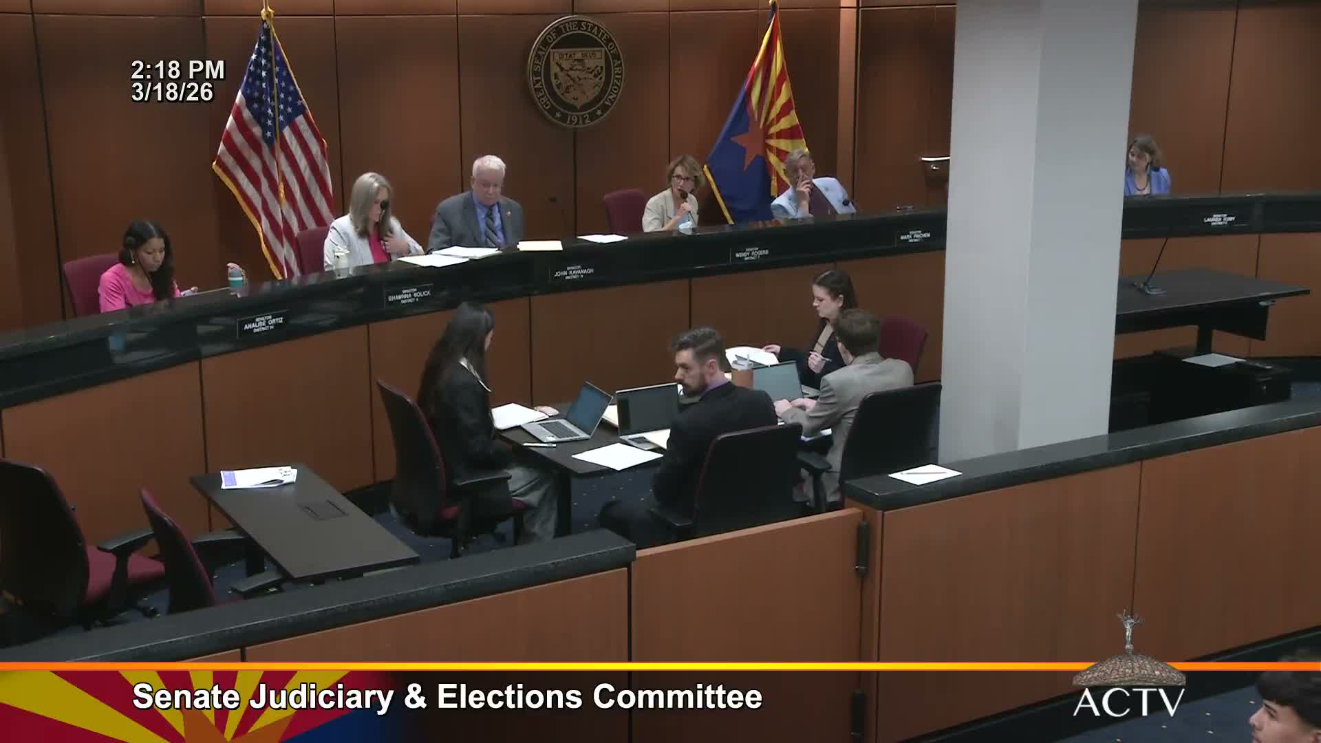 Senate committee gives due‑pass to bill increasing penalty for third‑party interference with arrests amid free‑speech concerns