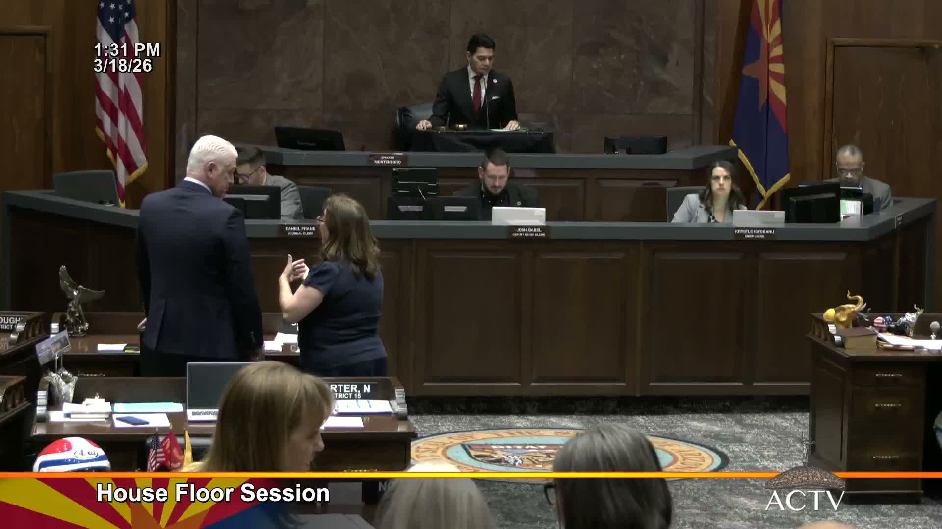 Votes at a glance: House passes HR2001 and several bills on March 18, 2026