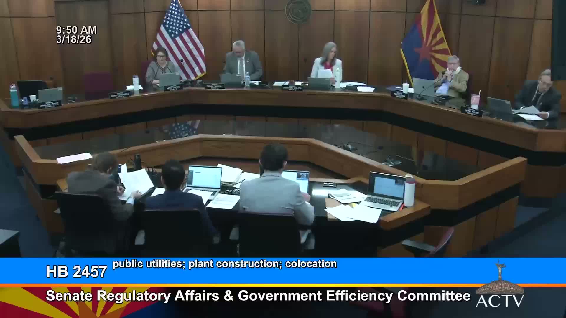 Environmental groups warn of lost public review as committee advances bill easing siting for co-located power plants