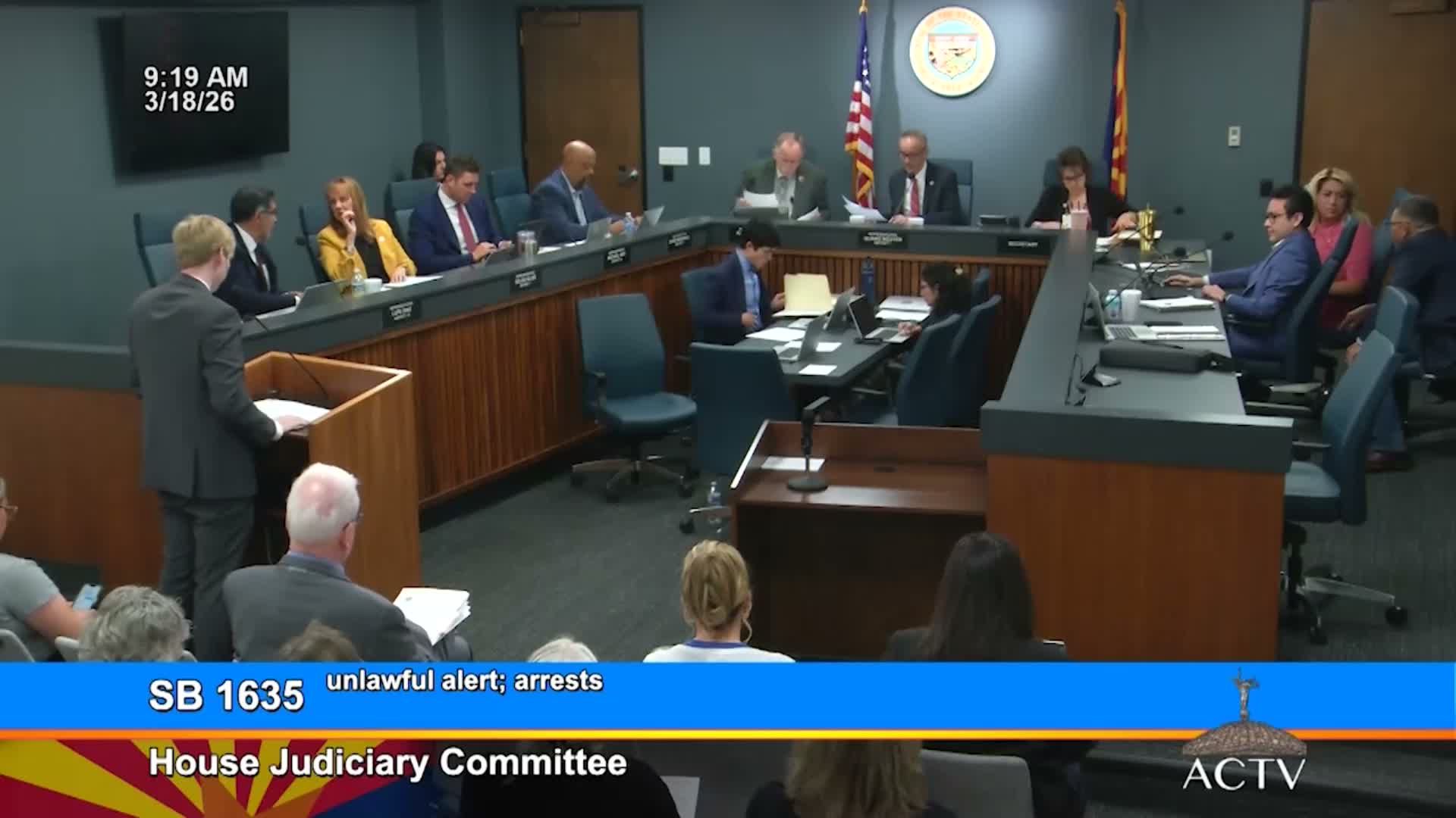 ACLU and advocates oppose bill that would criminalize targeted arrest alerts; sponsor says amendment narrows scope