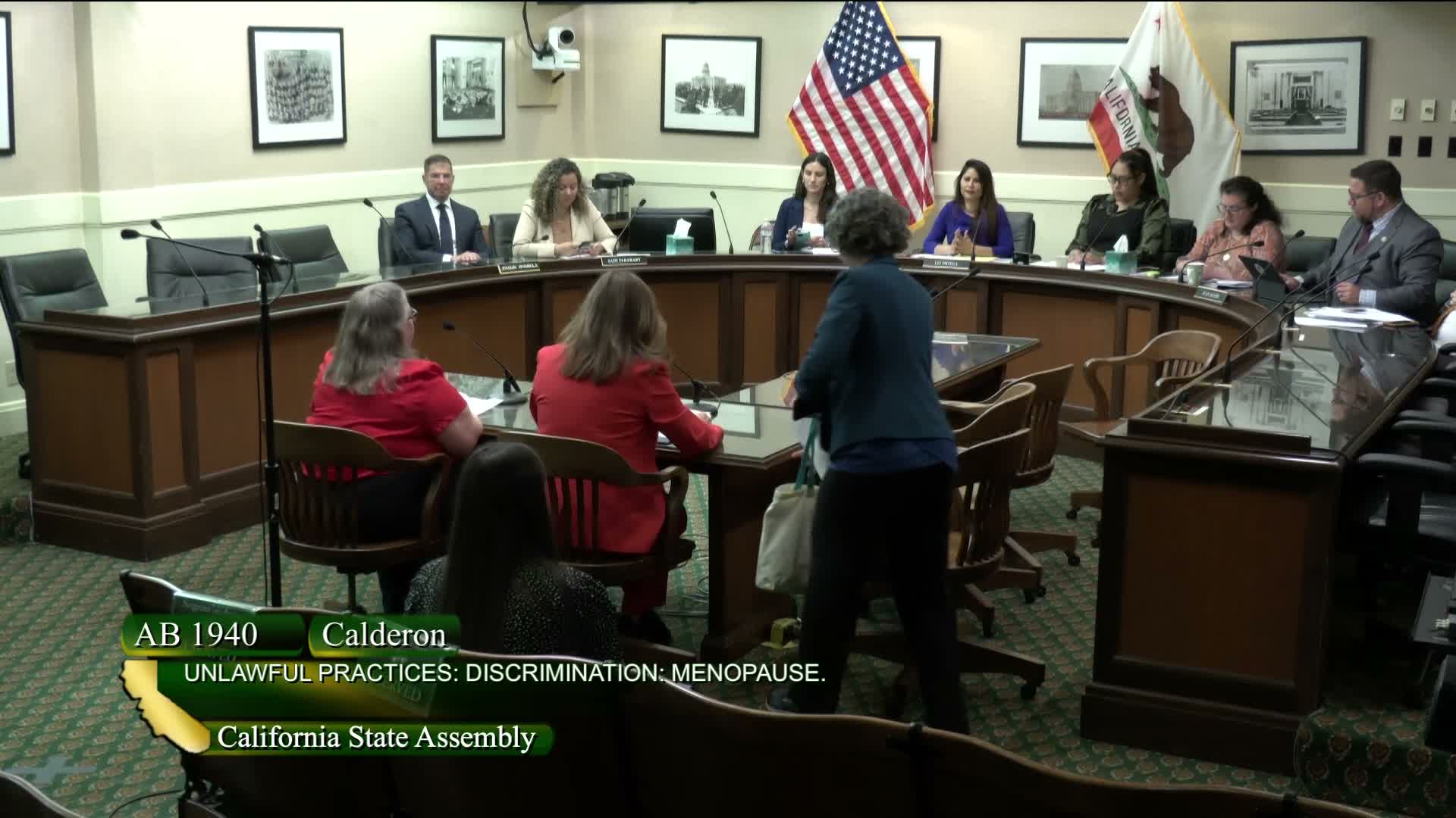 Committee advances bill to explicitly protect menopause-related conditions under FEHA