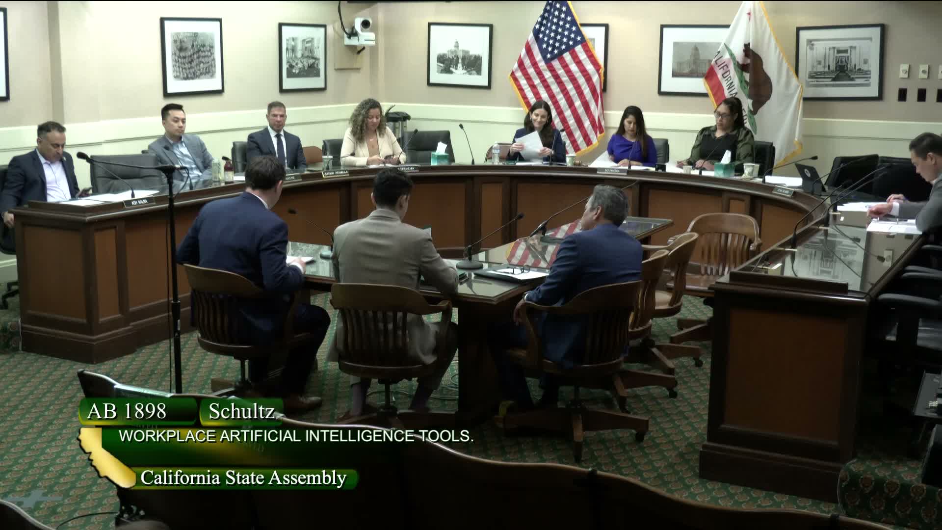 Committee advances bill requiring 90‑day notice before employers deploy AI surveillance or management tools