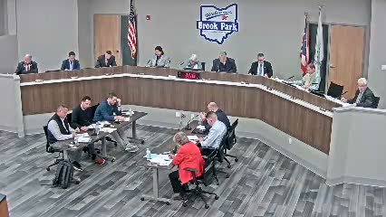 Brook Park council debates procurement language in $1.8M-plus renovation ordinance; amends and passes several measures