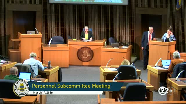 Personnel subcommittee reviews New Castle County workers’ compensation policies; Risk Management fields questions on remote employees