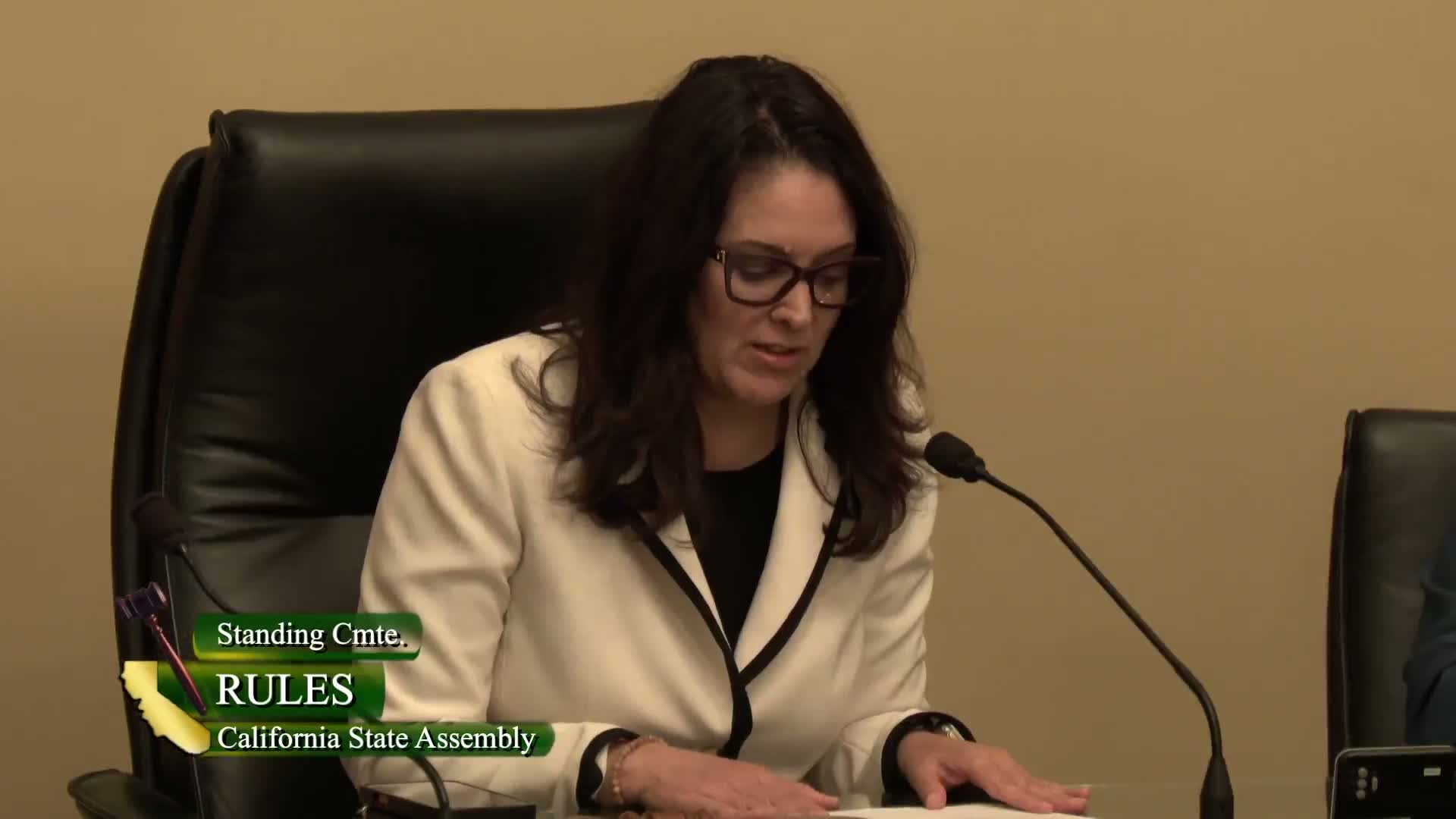 Rules committee approves consent agenda; AB 2032 sent for double referral