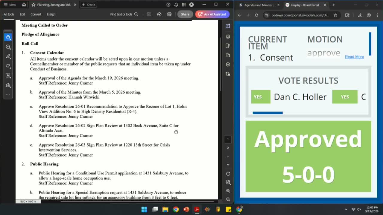 Planning board approves large-scale home-occupancy use at 1431 Salisbury amid parking concerns