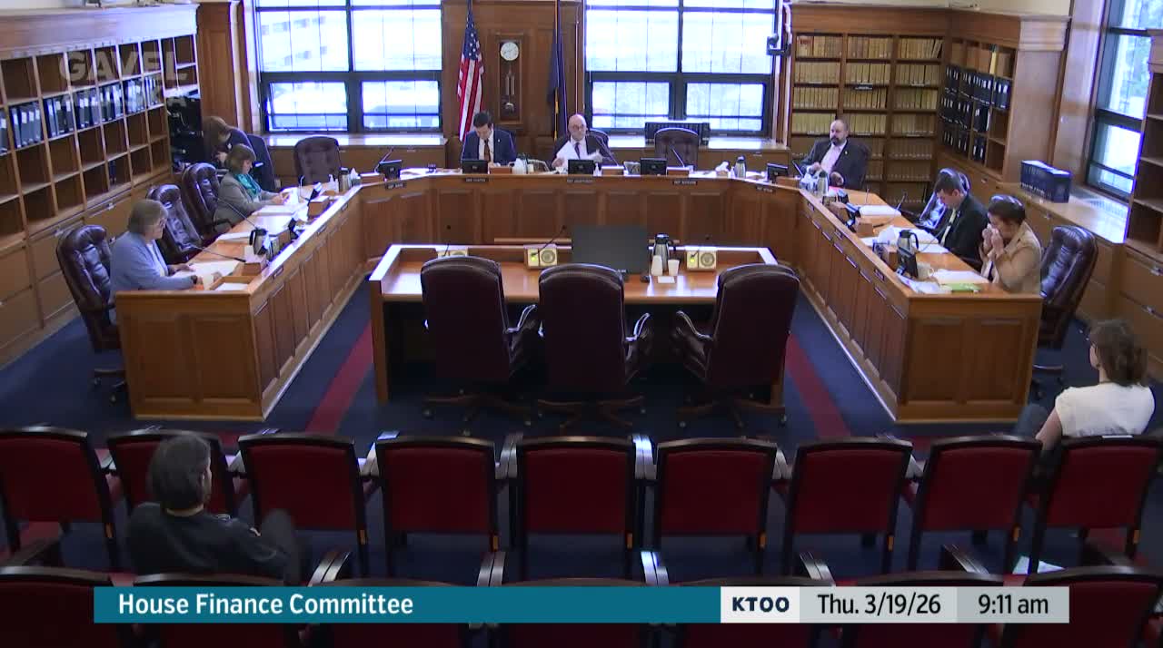 House Finance panel adopts substitute for HB 280, removes 'highly digitized' tax and sets Jan. 1, 2027 effective date