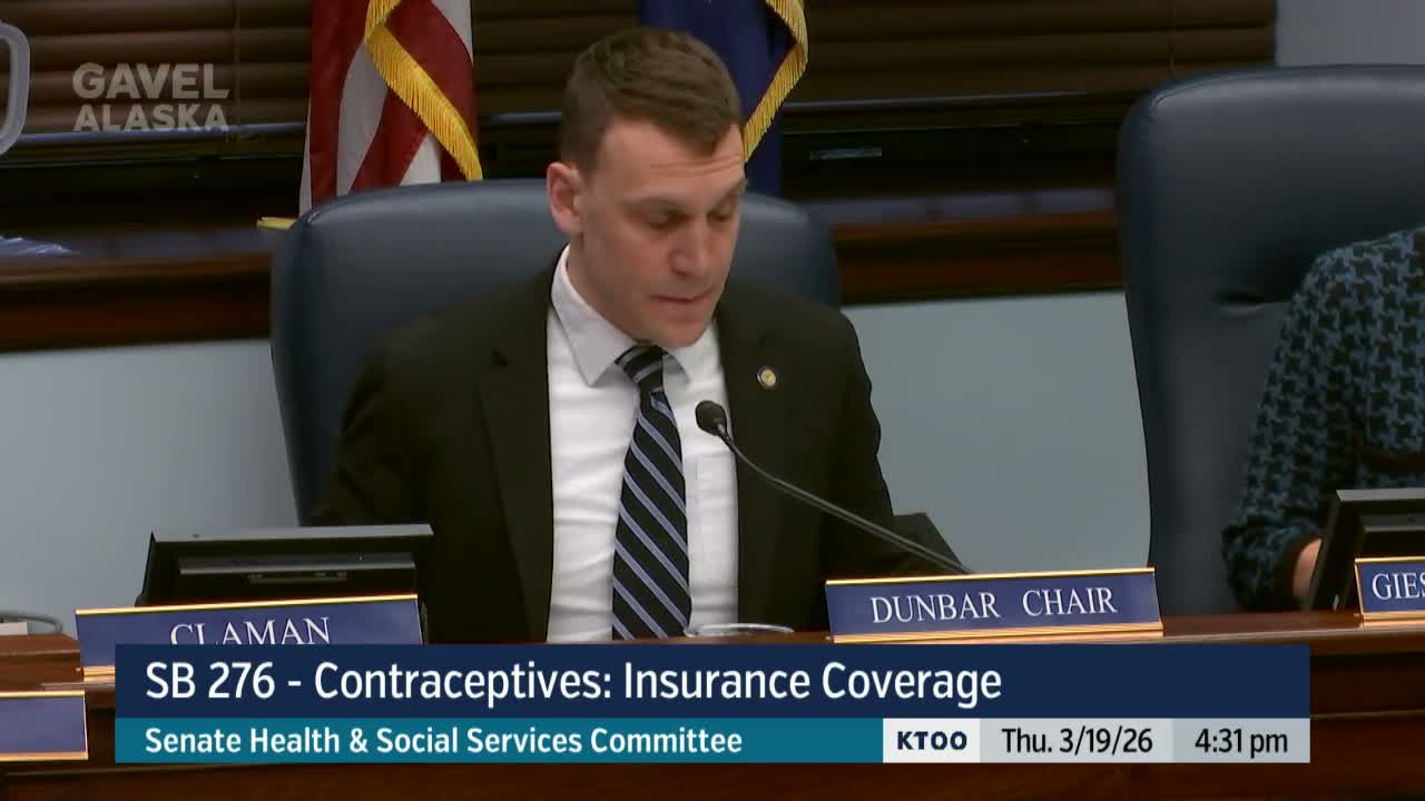 Senate committee opens SB 276 hearing on 12‑month contraceptive dispensing; clinicians and providers back the bill
