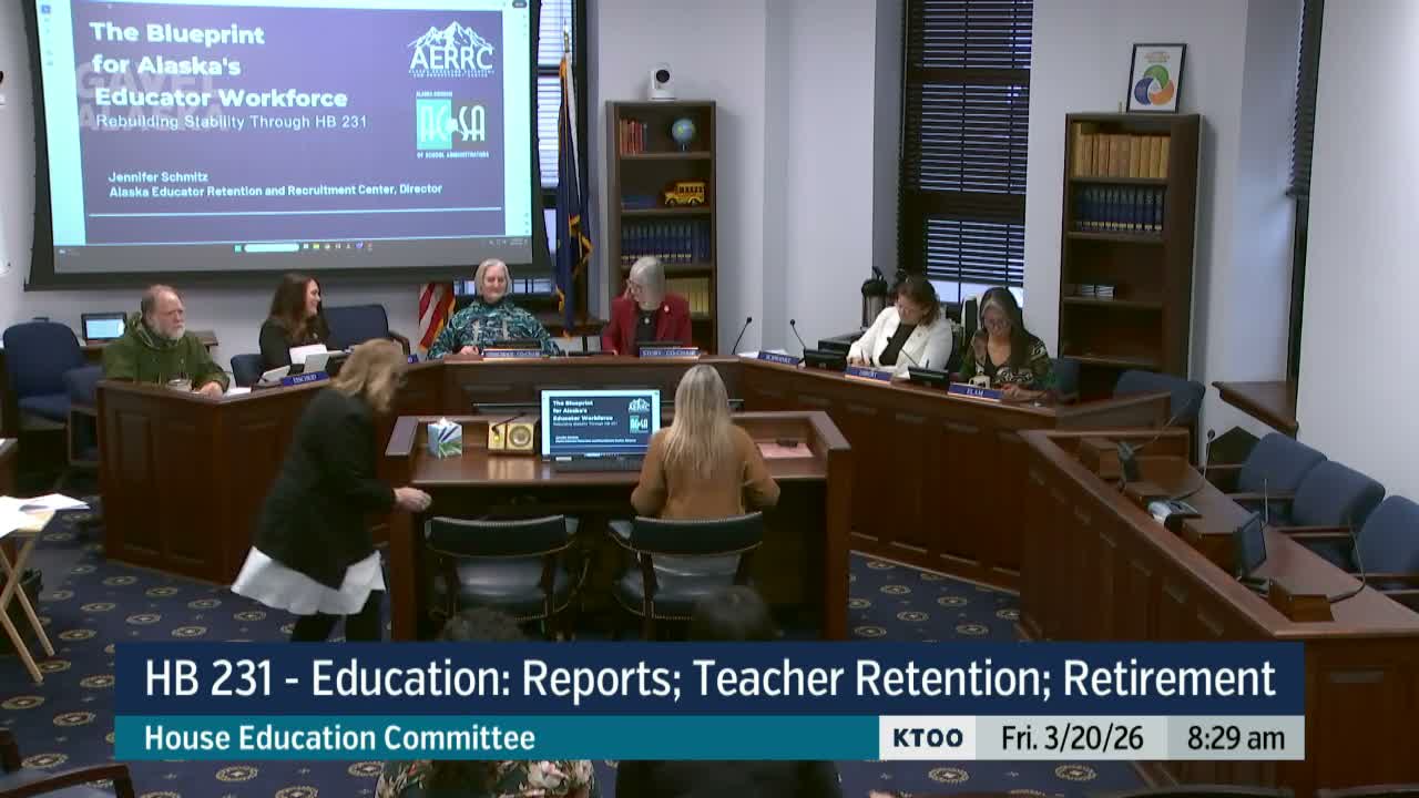 Lawmakers hear testimony on HB231 — bonuses, housing, certification reciprocity among proposals to address teacher shortages; bill held over