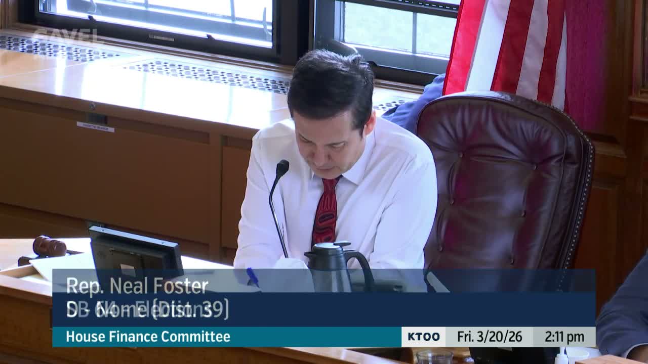 House Finance advances SB 64 after debate over ballot curing, tracking and PFD registration