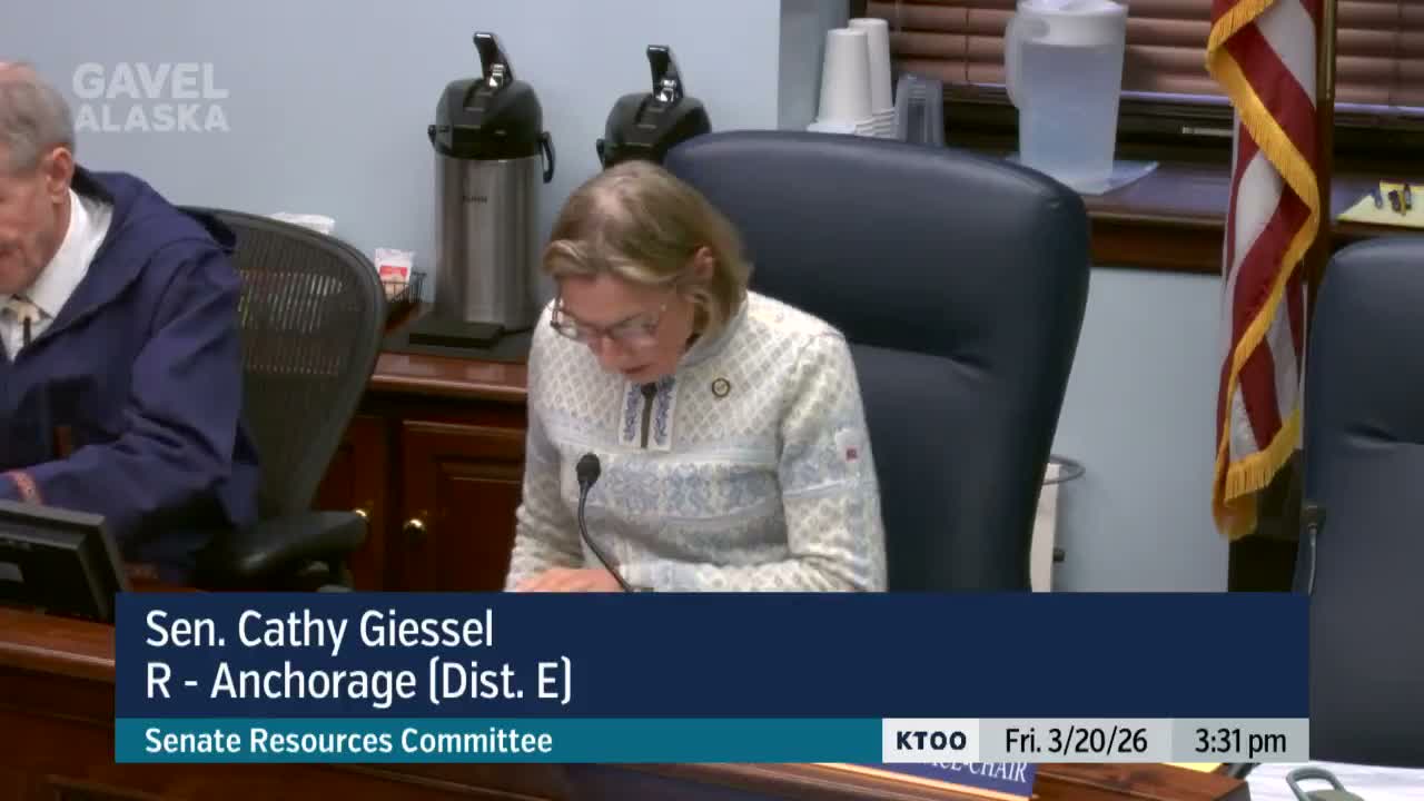 Senate Resources Committee hears briefing on SB 275 surcharge, tax and CO2‑processing implications