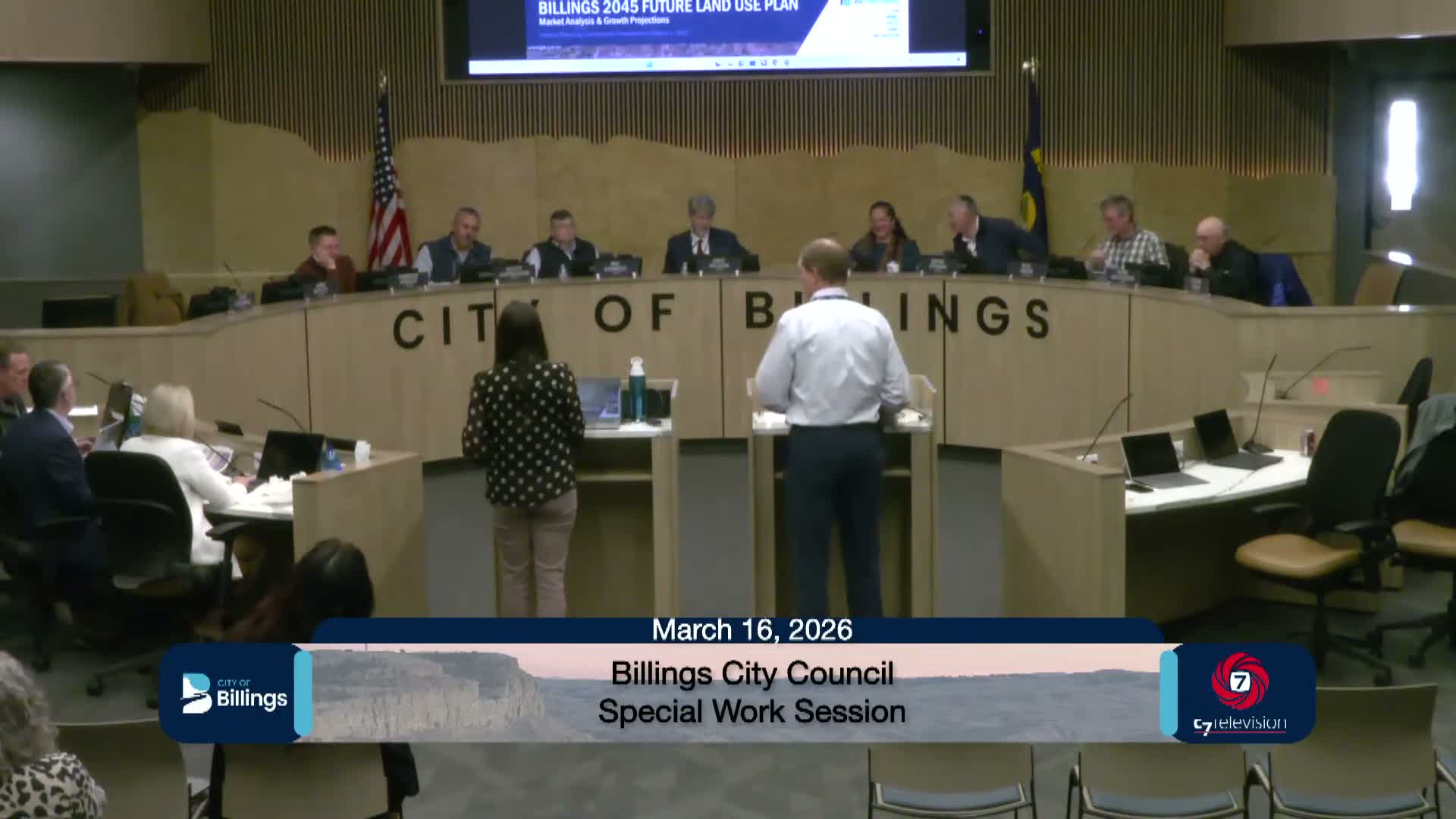 Staff presents economic growth projections and draft future land‑use map categories to council