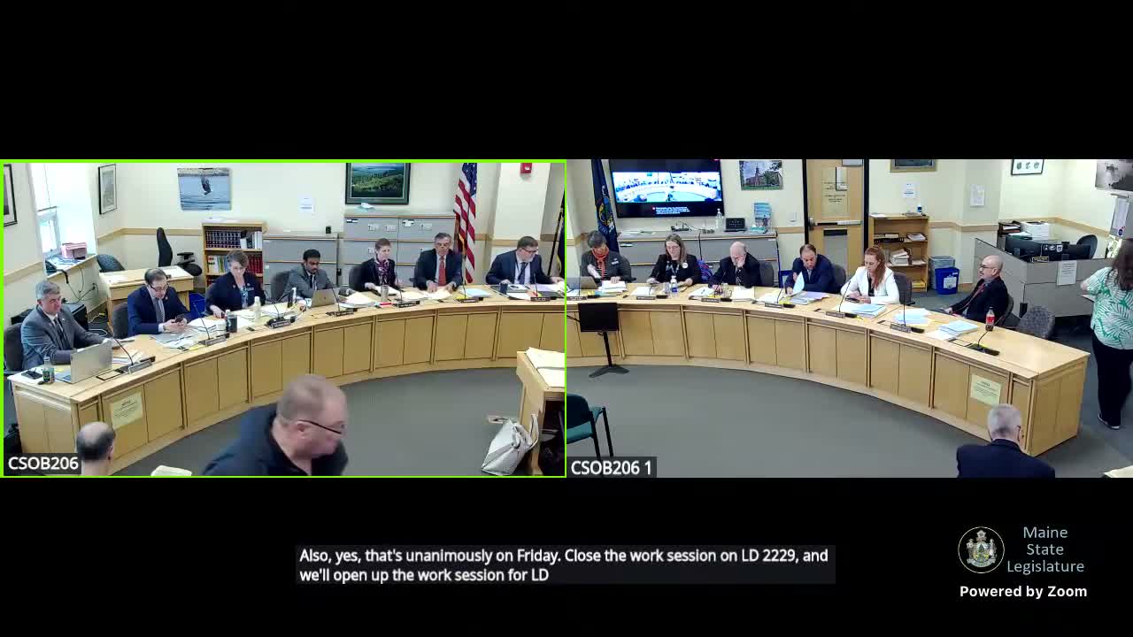 Committee advances amended LD 2231 after extensive hearings on titling, mediation, inspections and financing