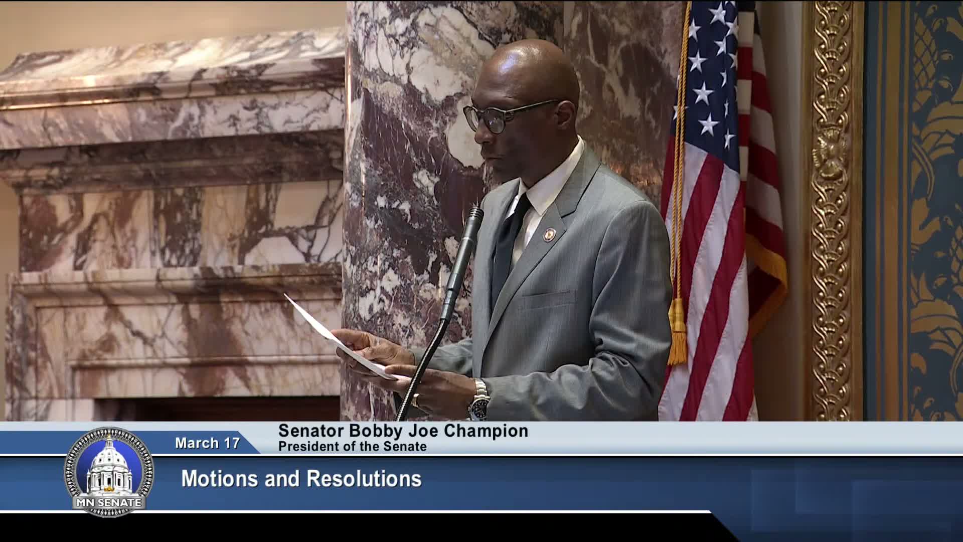 Minnesota Senate adopts committee reports, reassigns several bills to state and local government committee