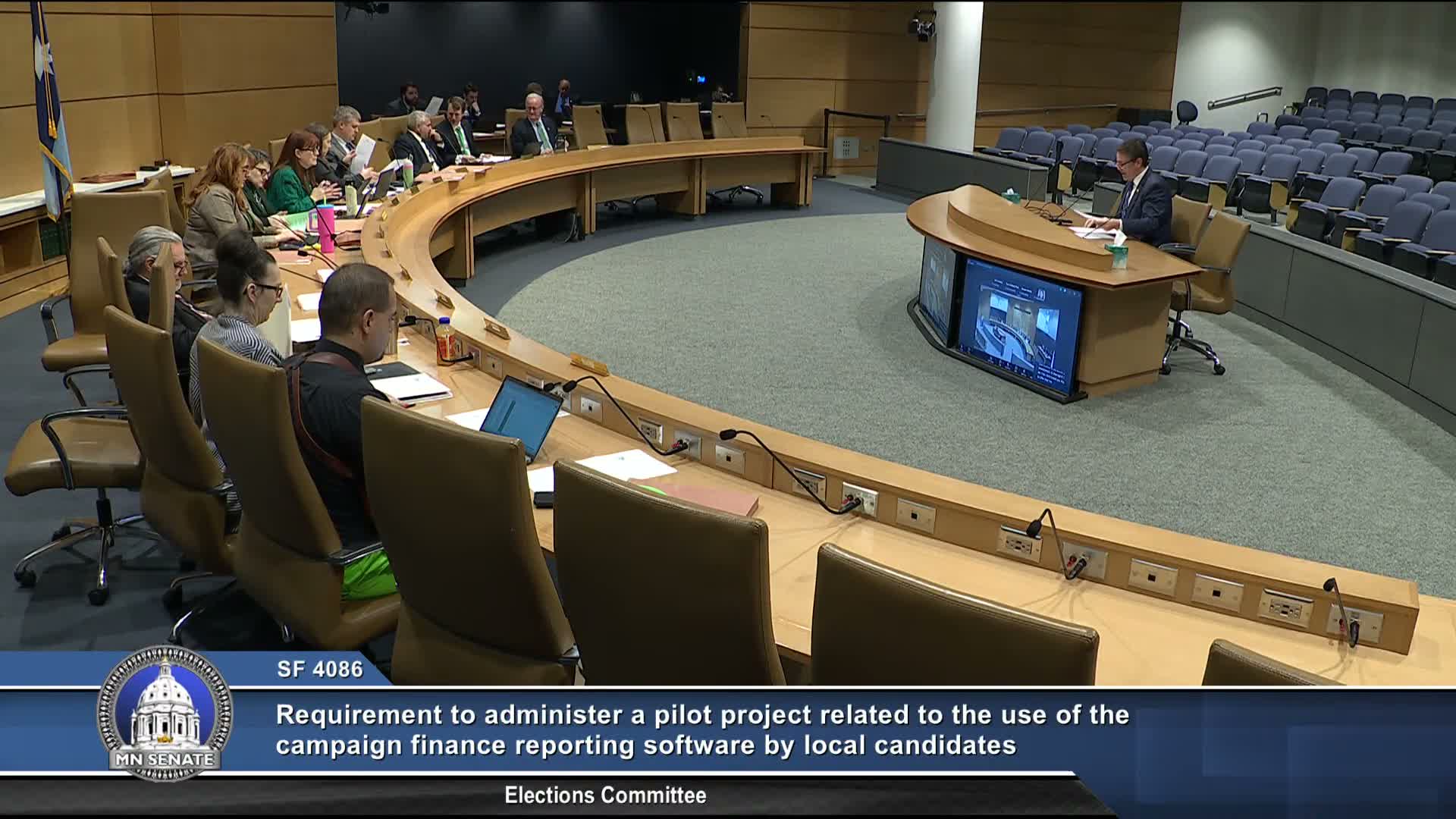 Sen. Kran proposes pilot to test state campaign‑finance software for local reporting