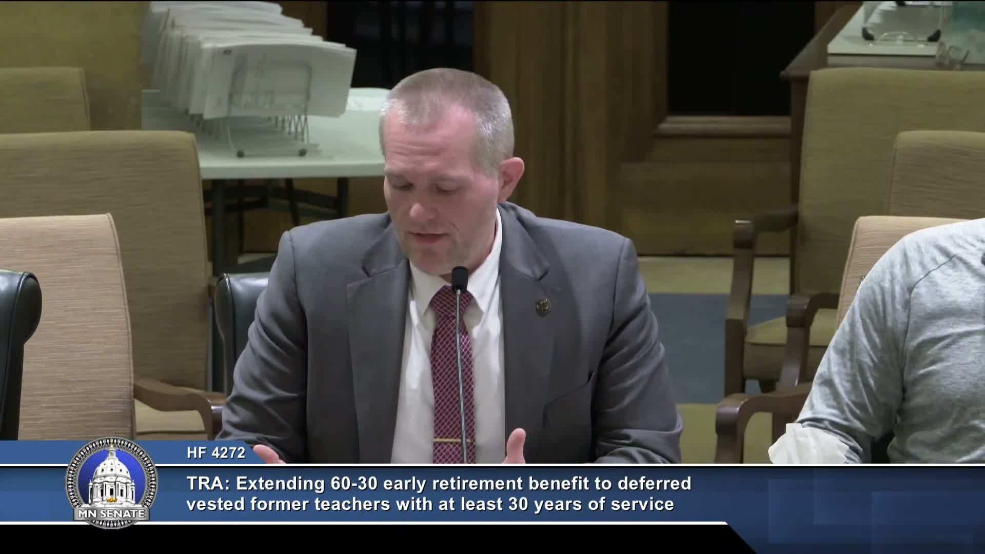 Lawmaker urges fix for teachers who missed benefit window; bill laid over after fiscal questions