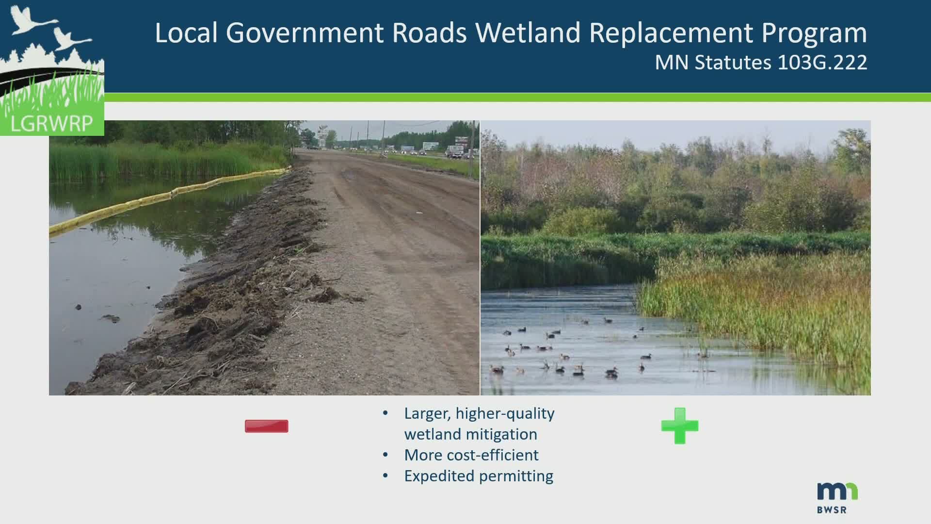 BWSR asks for $5 million in bonding to buy easements and create wetland-replacement credits