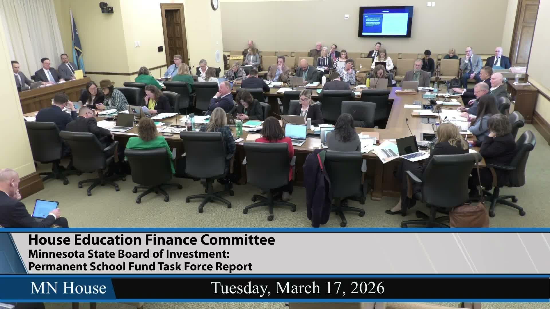Committee advances constitutional amendment to change Permanent School Fund distribution to 4.5% market‑value formula
