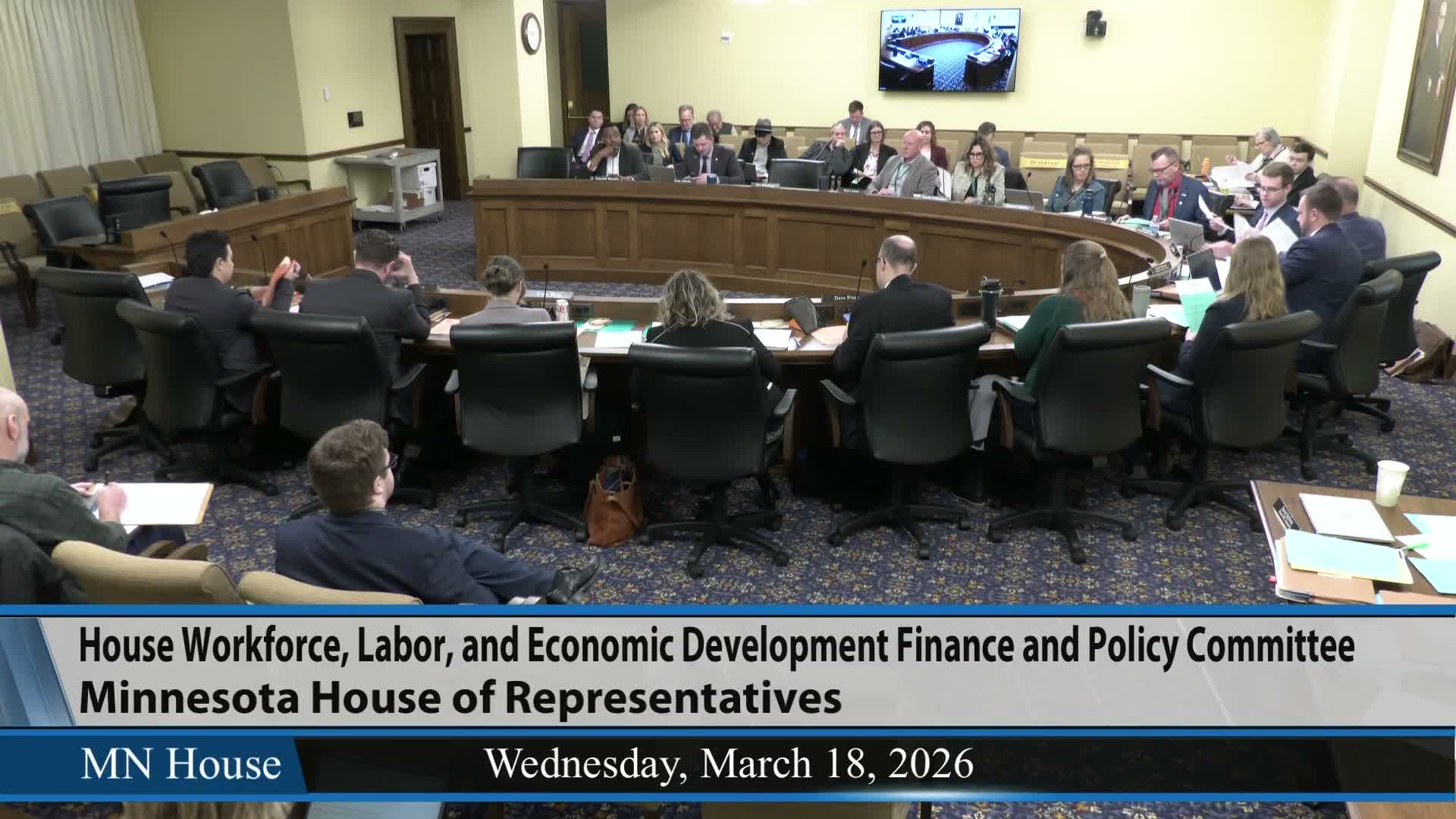 Committee amends and lays over $500,000 one‑time request for Minnesota nursing workforce center