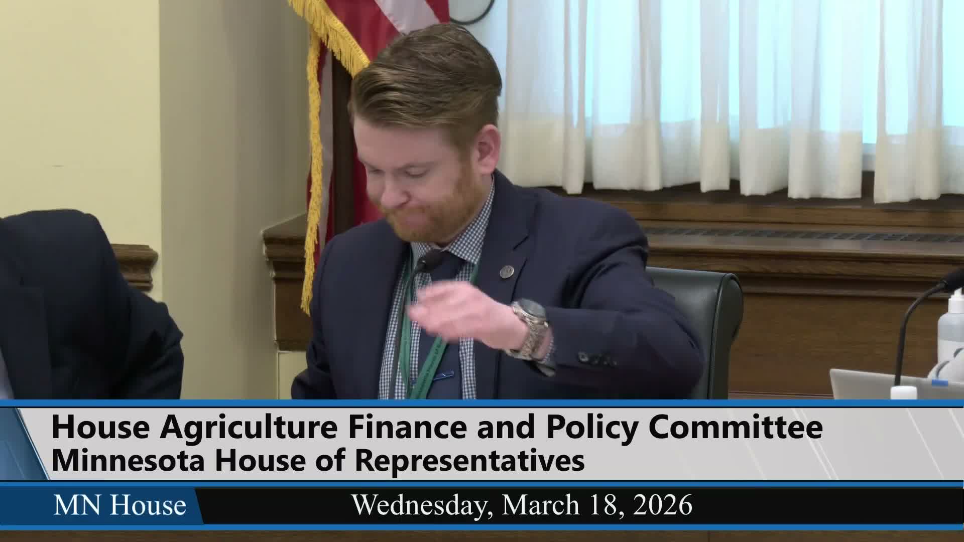 Department of Agriculture policy bill laid over after members raise funding and enforcement questions