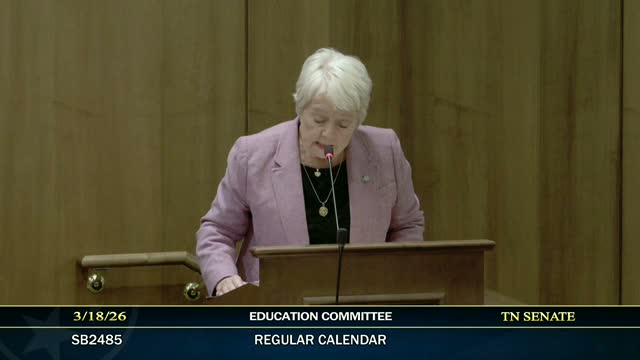 Senate committee advances bill allowing optional cameras in special-education classrooms after heated testimony