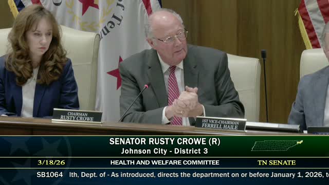 Committee hears testimony on psychotropic informed‑consent bill; sponsor agrees to roll for further drafting