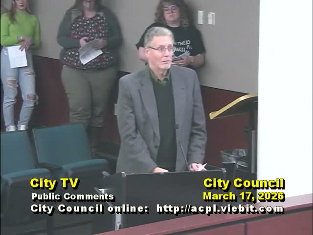 Residents press council on data-center expansion, homelessness policy, ICE cooperation and Flock cameras