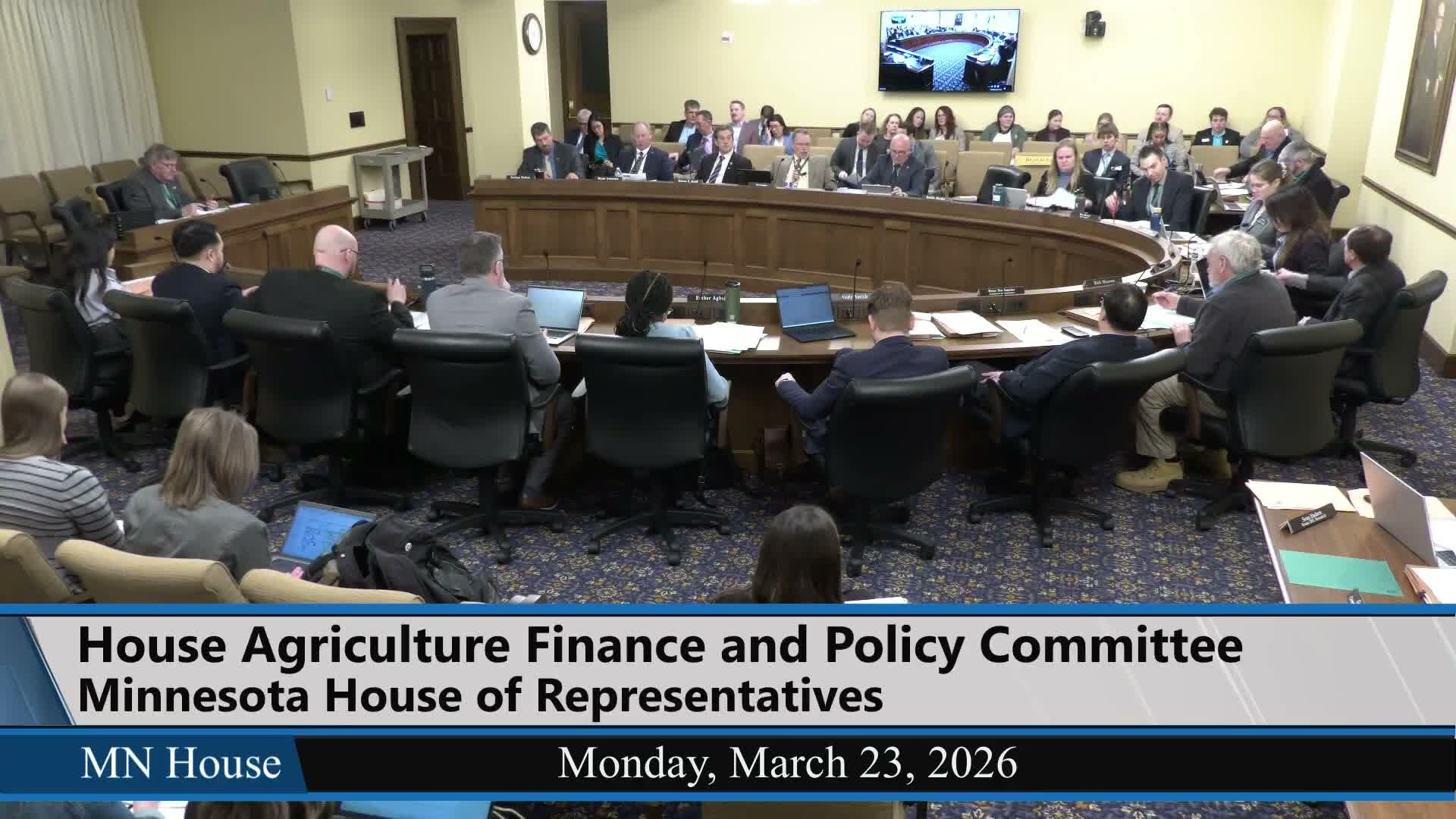 Committee adopts amendments and lays over land‑access down‑payment assistance changes